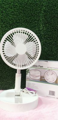 Portable Fan with Remote Controller,Foldable Adjustable Higth,4 Speeds,Floor 7200mAh Rechargeable Fan,Summer Cooler for Camping_img_5