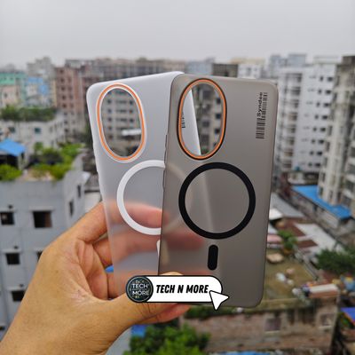 Honor 200 Premium magnetic magsafe hard transparent cover_img_0