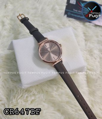 Curren 9081 Ladies Belt Watch- Brownish Rose Golden Dial- Rose Golden Bezel- Brown Belt- TF Code CR647BF_img_6