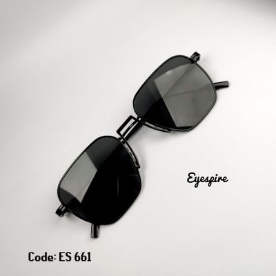 661B New Design Metal Black Sunglass_img_0