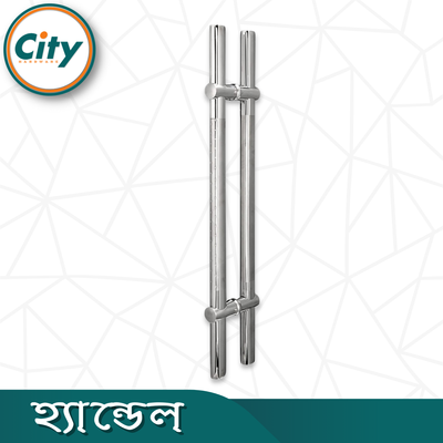 বড় আকারের ডোর হ্যান্ডেল স্টেইনলেস স্টিল পালিশ করা ওভাল শেপ ডোর পুল হ্যান্ডেল ডাবল সাইডেড ডোর হ্যান্ডল সেট_img_1