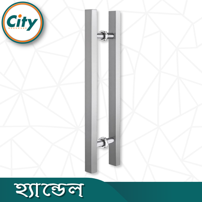 বড় আকারের ডোর হ্যান্ডেল স্টেইনলেস স্টিল পালিশ করা স্কোয়ার শেপ ডোর পুল হ্যান্ডেল ডাবল সাইডেড ডোর হ্যান্ডল সেট_img_1