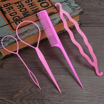 4 pcs Women braiding comb_img_3