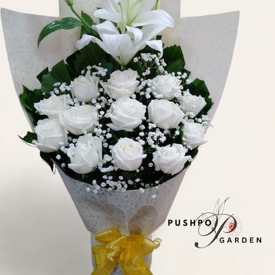 Stand White Flower Bouquet_img_0