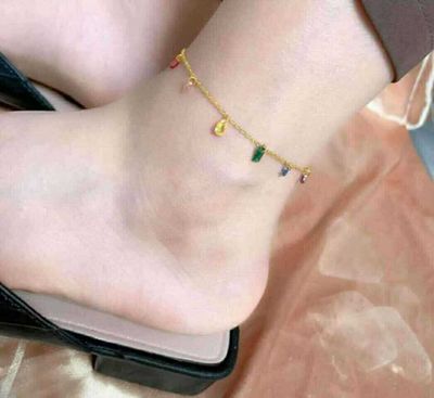 Anklet Stainless steel 💚_img_0