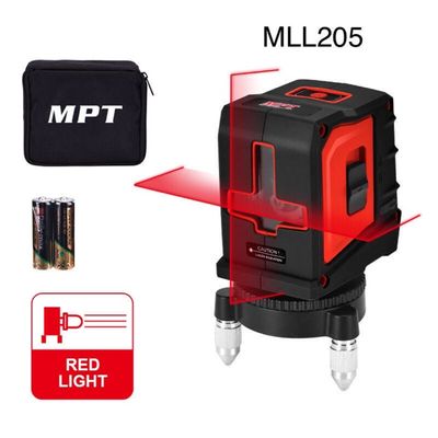 MPT Line Laser Level, 1V1H, Red, 635nm, Model: MLL205_img_1
