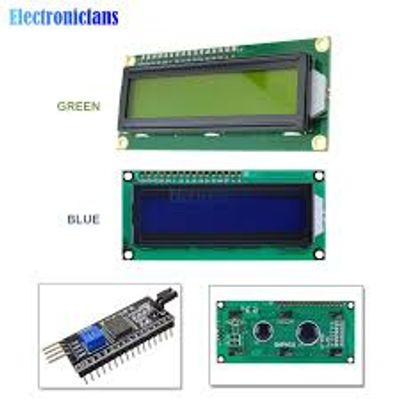 LCD1602 1602 LCD Module Blue / Yellow Green Screen 16x2 Character LCD Display PCF8574T PCF8574 IIC I2C Interface 5V for Arduino_img_1