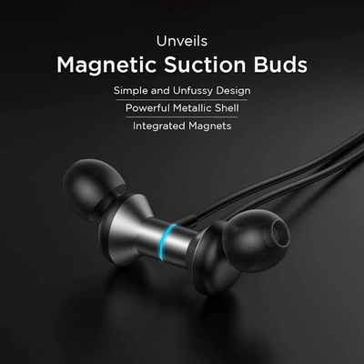 Lenovo HE05 Wireless Bluetooth 5.0 in-Ear Neckband Earphones with Mic - Black Color_img_7