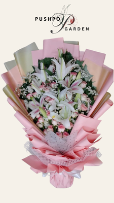 stylish hand Flowers Bouquet_img_0