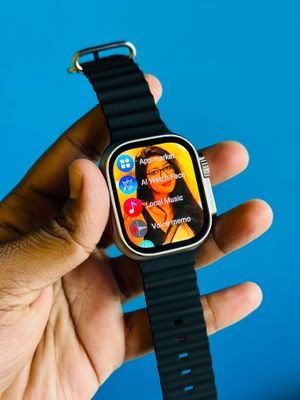 HK9 Ultra 2 AMOLED Smartwatch with ChatGPT- Black Color_img_1