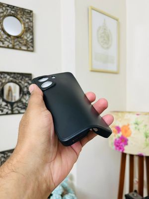 IQOO NEO 11 Back Cover Soft Silicone Phone Case Black Color_img_2