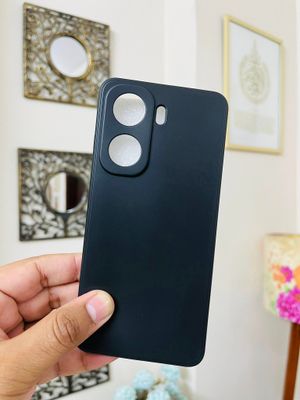 IQOO NEO 11 Back Cover Soft Silicone Phone Case Black Color_img_4
