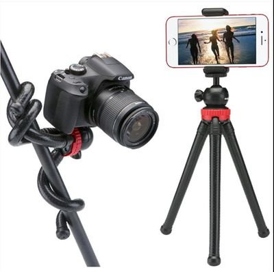 Combo! Octopus Tripod With Ball Head- Best For DSLR Or Smartphone Vlogging & Table Stand_img_1