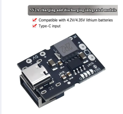 IP5306 Type-C and USB 5V 2A Boost Converter Step-Up Power Module Lithium Battery Charging Protection Board with LED indicator For DIY Charger_img_0
