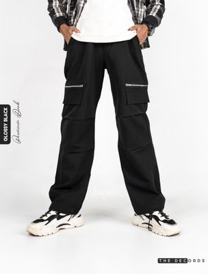Baggy Cargo Pant (GLOSSY BLACK)_img_0