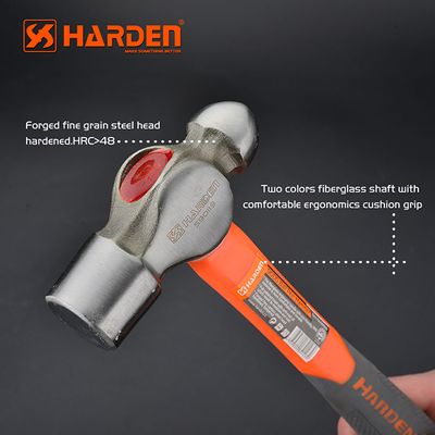 HARDEN Ball Pein Hammer ( 1.0 Lbs | 1.5Lb |  2.0 Lbs ), With Fiberglass Handle; 590114 | 590116 | 590119_img_4