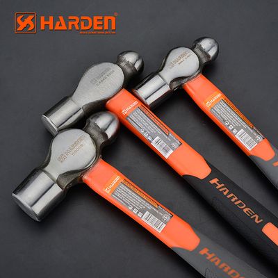 HARDEN Ball Pein Hammer ( 1.0 Lbs | 1.5Lb |  2.0 Lbs ), With Fiberglass Handle; 590114 | 590116 | 590119_img_8