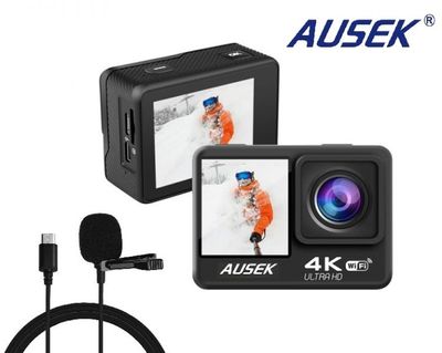 Ausek AT Q60TR 4K Action Camera Combo Pack_img_0