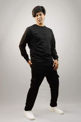 HB Sweatshirt Joggers Set Black_img_0