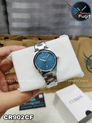 Curren 8439 Ladies Chain Watch- Blue Dial- Silver Bezel- Silver Chain- TF Code CR902CF_img_6