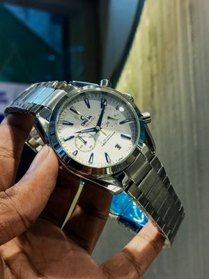 OMEGA SEAMASTER F.S SILVER CHAIN WHITE DIAL BLUE DIGITS_img_0