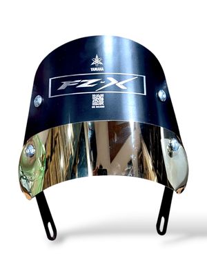 Premium Heavy Black Visor For Yamaha fz-x_img_0