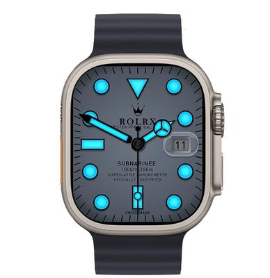 HK9 Ultra AMOLED Smartwatch ChatGPT Smartwatch – Orange Color ._img_1