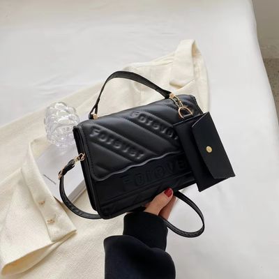 Designer Quilted PU Leather Crossbody Bag – Women’s Fashion Shoulder Bag | Summer Hot Selling Ladies Handbag | 2-Piece Set_img_11