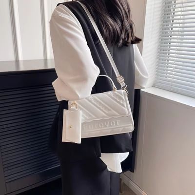 Designer Quilted PU Leather Crossbody Bag – Women’s Fashion Shoulder Bag | Summer Hot Selling Ladies Handbag | 2-Piece Set_img_13