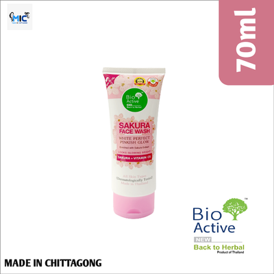 Bio Active Sakura Face Wash 70ml_img_0