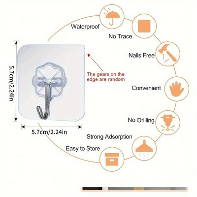 Self-adhesive Strong Wall Hooks_img_6