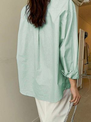Shein inspired Mint Stripe Shirt_img_2