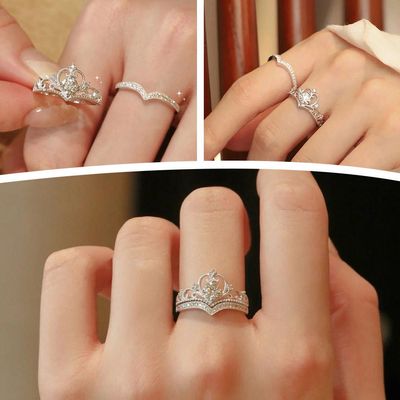 2 pcs fairy cristal crawon ring_img_1