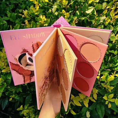 Igoodco 43  colour 4 pages book shape matt eyeshade palette glitter contour powder highlighter_img_1