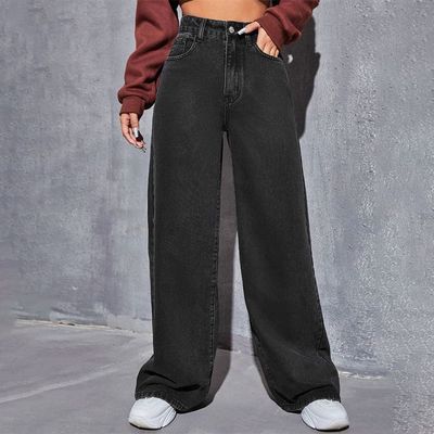 Black wide leg denim_img_2