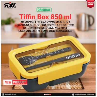 Tiffin Box Designed For Carrying Meals 850 ml_img_2