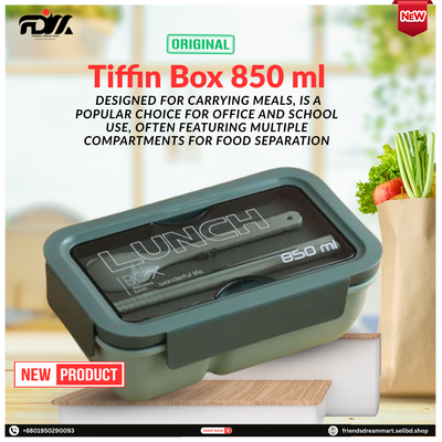 Tiffin Box Designed For Carrying Meals 850 ml_img_3