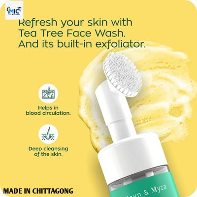 Zayn & Myza Tea Tree and Salicylic Acid Foaming Face Wash for Women (100ml_img_2