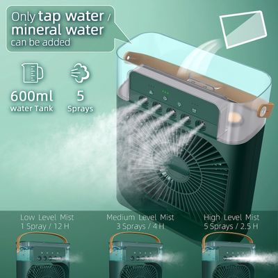 Extonic 3 in 1 Air Cooler Fan – Portable Mini AC with LED Light_img_1