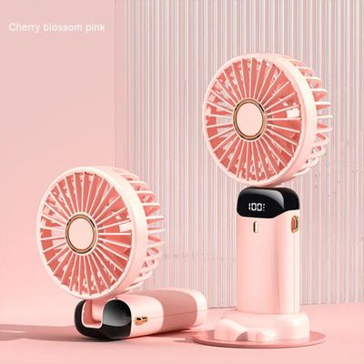Cross-border N15 handheld fan usb mini portable folding charging small fan halterneck silent desktop small electric fan_img_1