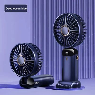 Cross-border N15 handheld fan usb mini portable folding charging small fan halterneck silent desktop small electric fan_img_3