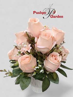 Artificial Pink Roses Arrangement._img_1