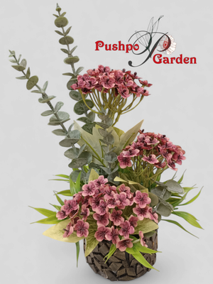 Artificial Flowers Arrangement With Vase._img_2