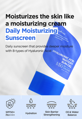 Buy Isntree Hyaluronic Acid Watery Sun Gel SPF50+ PA++++ – 50ml - 84204_img_5