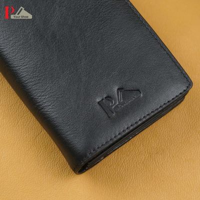 Black Double Chamber Long Wallet_img_0