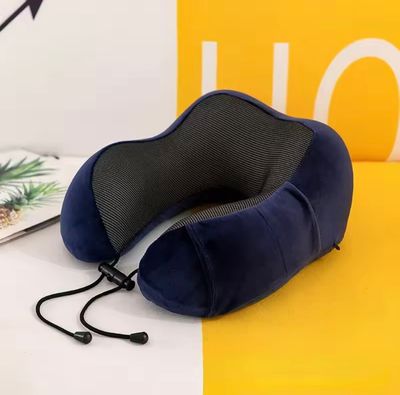 Soft U-shaped Memory Foam Neck Pillow Travel Pillow Massage Neck Pillow Sleeping Airplane Pillow Cervical Healthcare Bedding_img_7