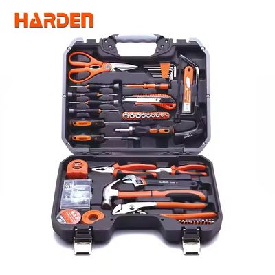 Harden 63 Pcs Tools Set Professional Germany Design Portable Household Repairing Electrician Hand Hardware Tool Set with Blow Case 511012_img_0