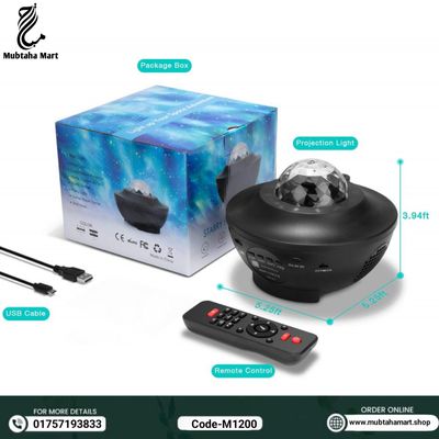 Galaxy Projector with Bluetooth Music Speaker