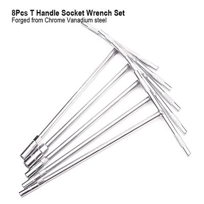 Harden 8pcs T - Handle Socket Wrench Set : ( 6, 7, 8, 9, 10, 12, 13, 14mm ) 520658_img_2