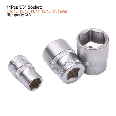 HARDEN 20pcs 3/8" Drive Socket Tools Set 520632_img_3